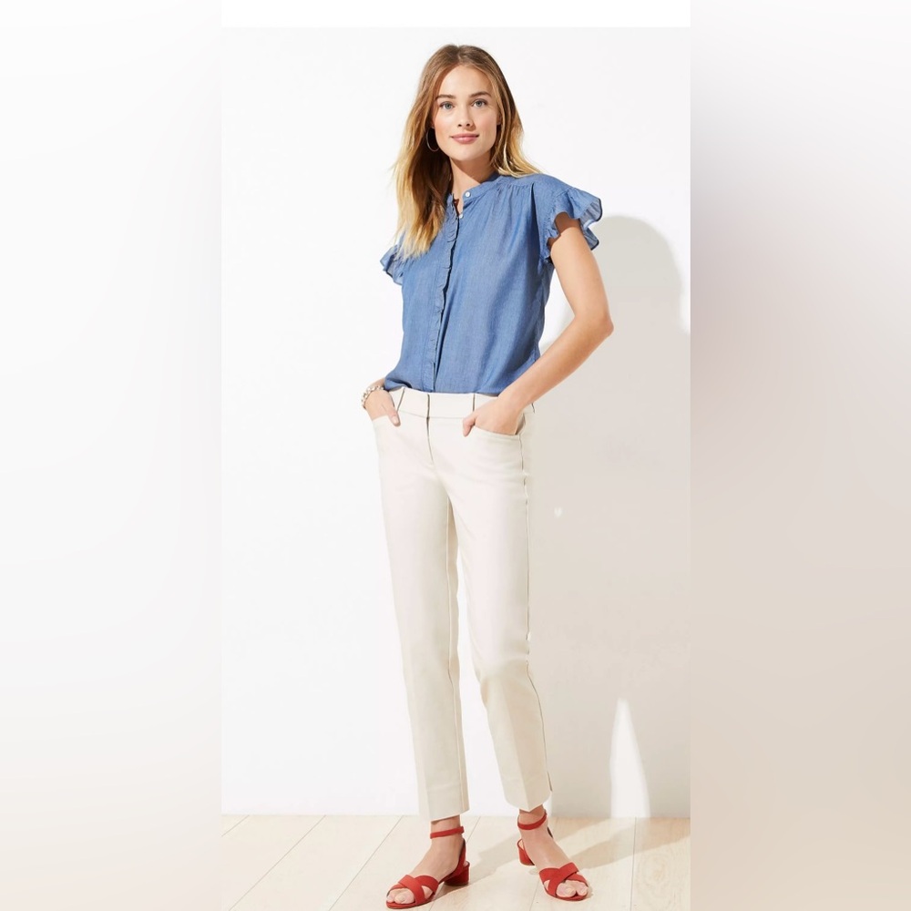 Stylish LOFT Riviera Pants - Size 2